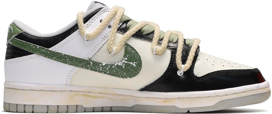 【カスタムシューズ】ナイキ ダンク ロー 'ブラック ホワイト イエローパッチ スプラッター' DJ6188-003(TeamE-男款泼墨黑白黄) Order 【カスタムシューズ】ナイキ ダンク ロー 'ブラック ホワイト イエローパッチ スプラッター' DJ6188-003(TeamE-男款泼墨黑白黄)