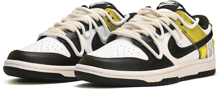 ナイキ ダンク LOW "スマイリー" (黒白黄) DD1391-100(TeamE-男款笑脸贴黑白黄) Lookbook ナイキ ダンク LOW "スマイリー" (黒白黄) DD1391-100(TeamE-男款笑脸贴黑白黄)