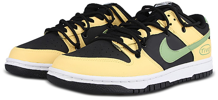 【客製化球鞋】Nike Dunk Low 潮流復古 潮流 解構 防滑耐磨輕便 低筒 板鞋 男款 黑黃 Lookbook 【客製化球鞋】Nike Dunk Low 潮流復古 潮流 解構 防滑耐磨輕便 低筒 板鞋 男款 黑黃