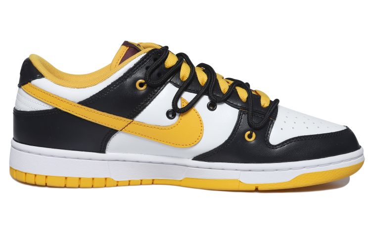 Order [Kasut Custom] Nike Dunk Low 'Hitam Kuning Deconstructed Hand-Painted' DD1391-702(Team拾玖-黄色闪电男S-BOX)