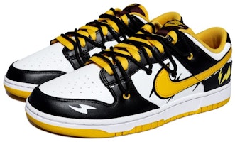 나이키 덩크 로우 '블랙옐로우 해체 수작화' (72 characters) DD1391-702(Team拾玖-黄色闪电男S-BOX) Lookbook 나이키 덩크 로우 '블랙옐로우 해체 수작화' (72 characters) DD1391-702(Team拾玖-黄色闪电男S-BOX)