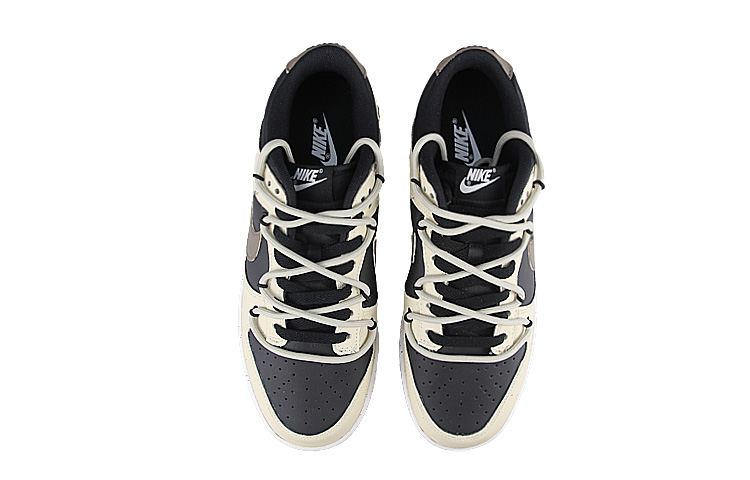 Shop [Kasut Khas] Nike Dunk Low 'Bulu Kuning Hitam' DV0831-002(Team58-复古羽毛)