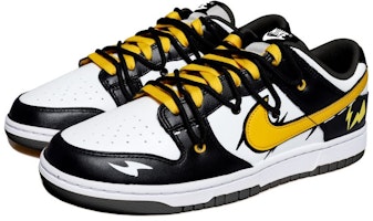 ナイキ ダンク low 黒黄️カスタム (Nike Dunk Low 黒黄️カスタム) CW1590-100(Team拾玖-黄色闪电女S-BOX) Lookbook ナイキ ダンク low 黒黄️カスタム (Nike Dunk Low 黒黄️カスタム) CW1590-100(Team拾玖-黄色闪电女S-BOX)