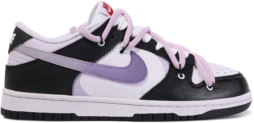 나이키 덩크 로우 '블랙커런트 다빈치' (커스텀) FB3354-001(TeamM-黑加仑) Lookbook 나이키 덩크 로우 '블랙커런트 다빈치' (커스텀) FB3354-001(TeamM-黑加仑)