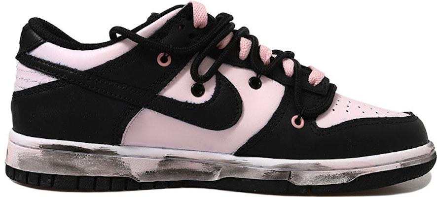 블랙핑크 커스텀 나이키 덩크 로우 DC9560-001(Team拾玖-黑粉做旧女S-BOX) Order 블랙핑크 커스텀 나이키 덩크 로우 DC9560-001(Team拾玖-黑粉做旧女S-BOX)