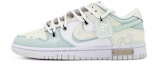 Buy 【訂製球鞋】 Nike Dunk Low 星光 塗鴉 掛飾 解構 簡約 特殊鞋盒 低筒 板鞋 GS 藍綠色