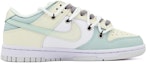 Order 【訂製球鞋】 Nike Dunk Low 星光 塗鴉 掛飾 解構 簡約 特殊鞋盒 低筒 板鞋 GS 藍綠色