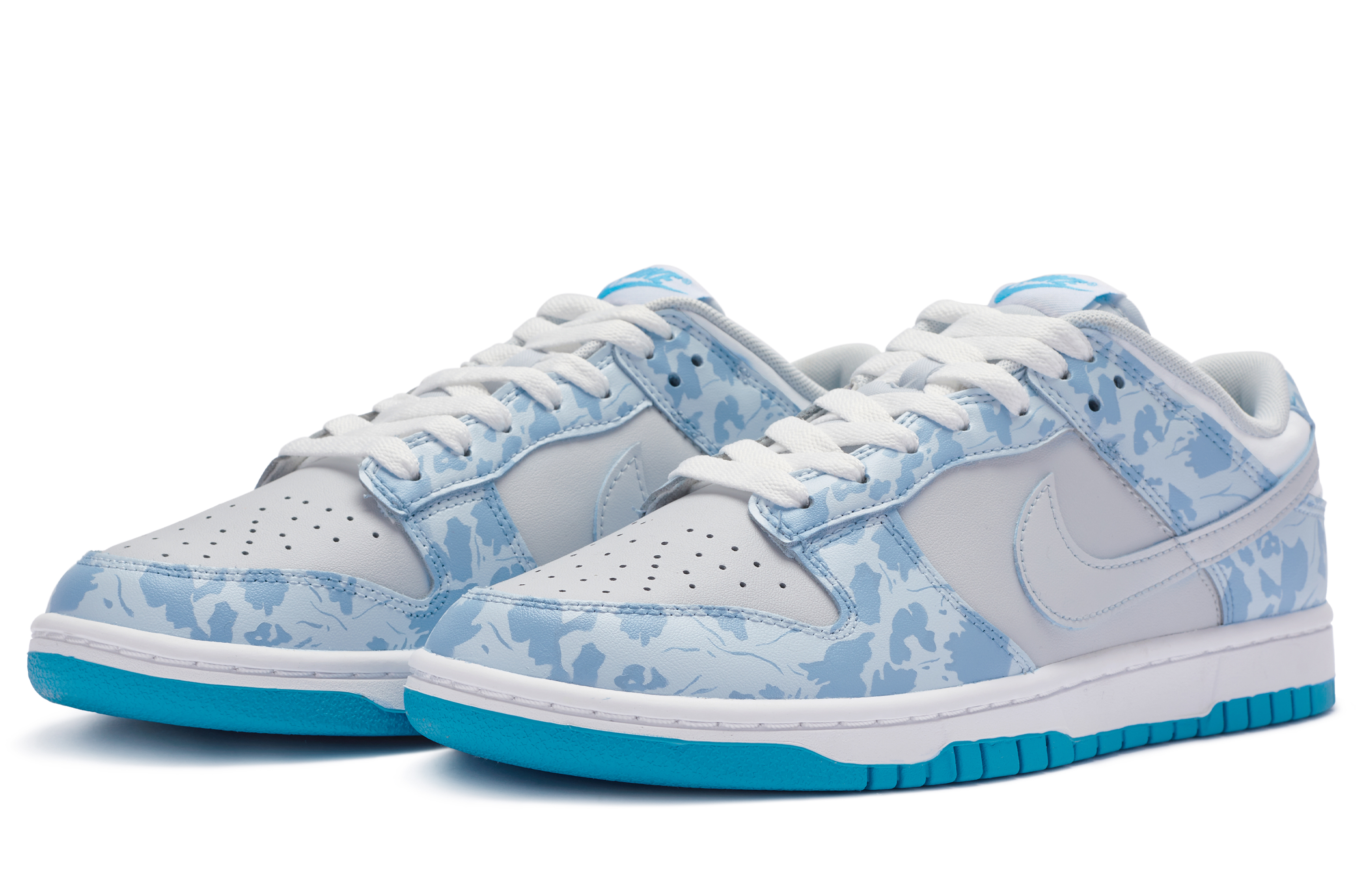 Lookbook [Zapatos Personalizados] Nike Dunk Low 'Azul-Gris Renaissance Ivy' DV0831-001(TeamR-男款古典藤蔓)