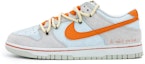 Buy 【定制球鞋】Nike Dunk Low 吉祥吉米 美式藍橙 解構風 低幫 板鞋 男款 灰藍橙