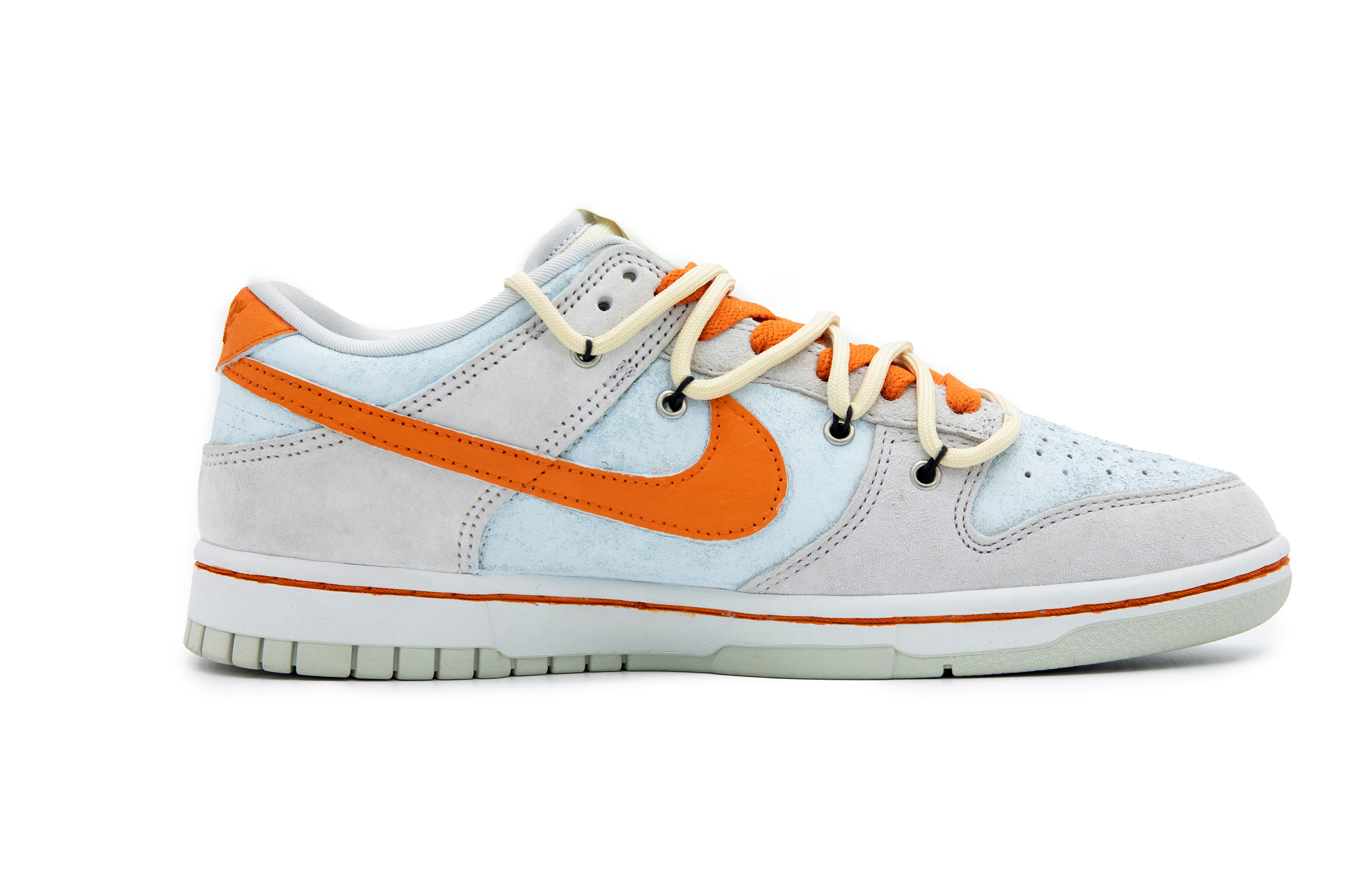 Order [定制鞋款] 耐克Dunk低帮'蓝橙解构' DD8338-001(Team51-男款美式蓝橙）