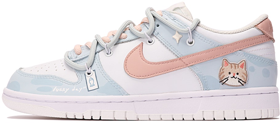 나이키 덩크 로우 '청백호' (커스텀) DH9765-100(TeamThree-女款小虎喵蓝白) Buy 나이키 덩크 로우 '청백호' (커스텀) DH9765-100(TeamThree-女款小虎喵蓝白)