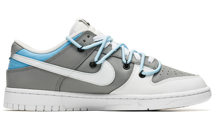 Order [Kasut Custom] Nike Dunk Low 'Seni Grafiti Biru' DJ6188-101(TeamB-灰蓝解构S-BOX)