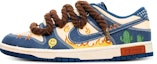 Buy ナイキ ダンク ロー 'ブルー ブラウン ハンドペイント グラフィティ' カスタムシューズ DV0834-101(Team65-手绘做旧)