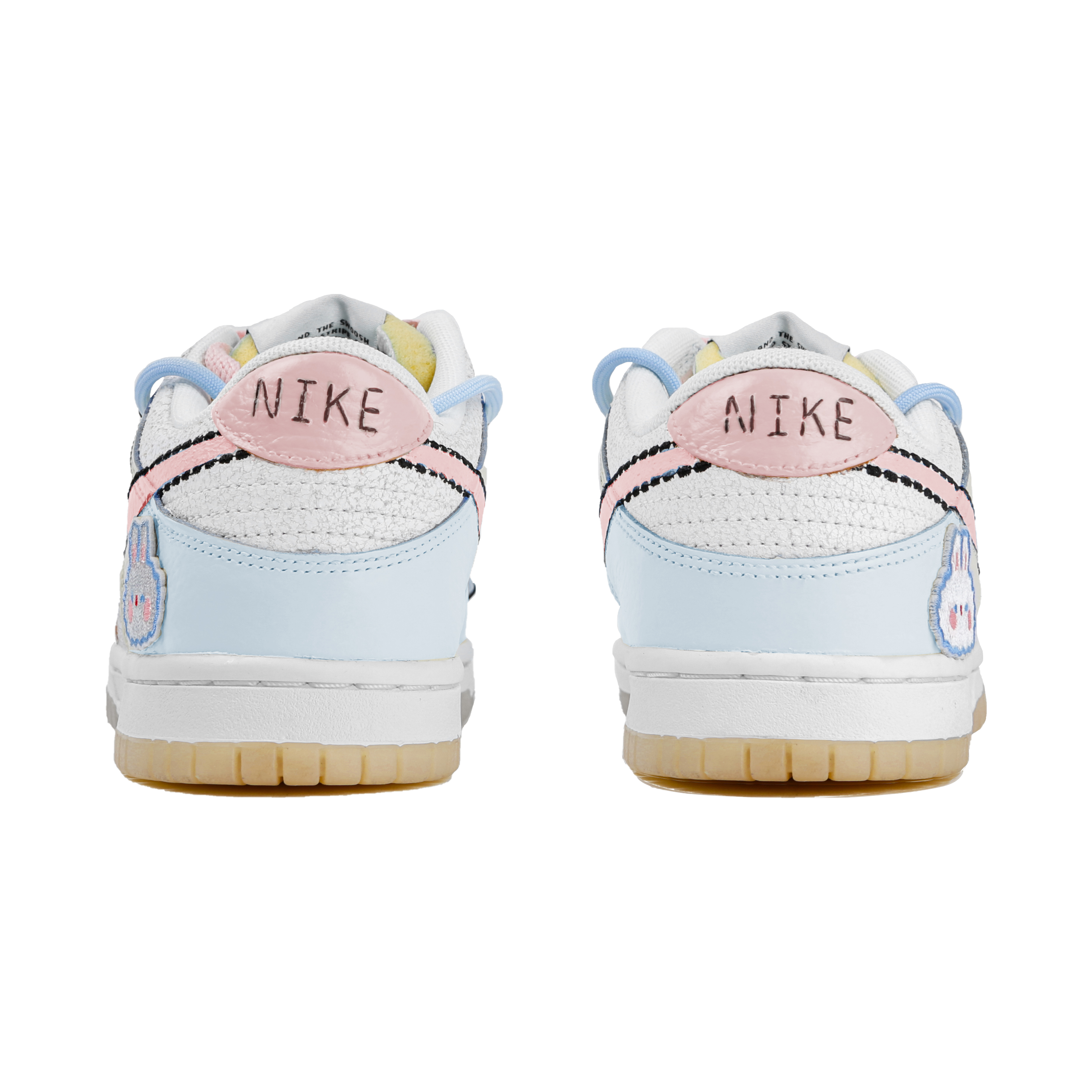 Shop [カスタムシューズ] ナイキ ダンク ロー 'ブルーバニーパーティ' DX3363-100(Team4-女款蓝色小兔)