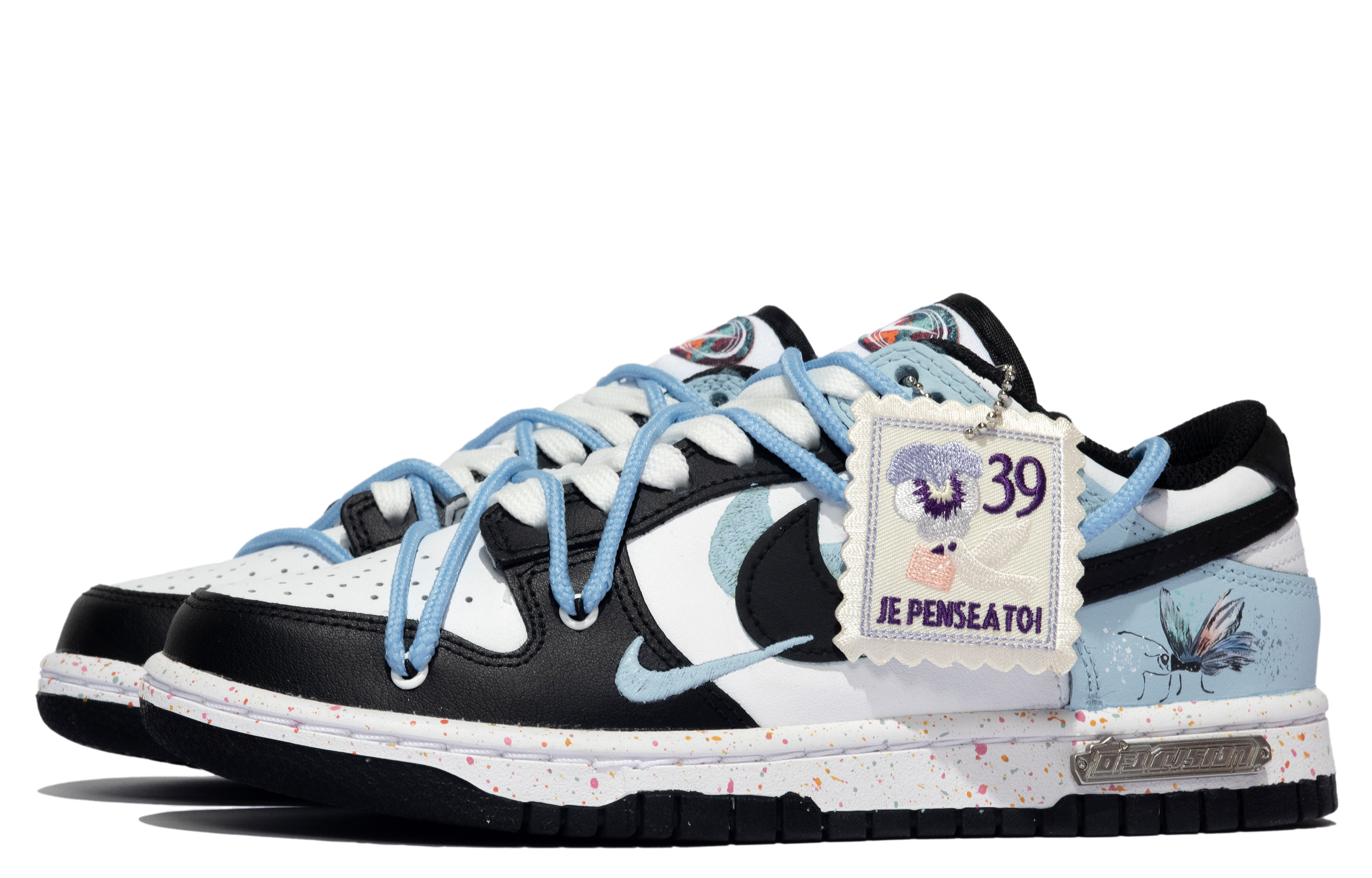 Lookbook [Sneaker Kustom] Nike Dunk Low 'Blue Butterfly' FD4623-131(TeamM-女款蓝蝶S-BOX)