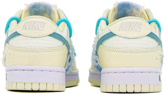 나이키 덩크 로우 '블루 캔버스 그라피티' (커스텀) DJ6188-100(Team肆-男款解构缝布涂鸦) Shop 나이키 덩크 로우 '블루 캔버스 그라피티' (커스텀) DJ6188-100(Team肆-男款解构缝布涂鸦)