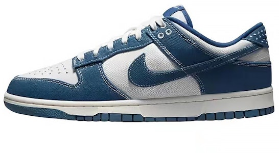 【訂製球鞋】 Nike Dunk Low 藍魅 戶外穿搭 復古 不規則圖案 小眾高級 麻繩解構 低筒 板鞋 男款 藍白 Details for 【訂製球鞋】 Nike Dunk Low 藍魅 戶外穿搭 復古 不規則圖案 小眾高級 麻繩解構 低筒 板鞋 男款 藍白