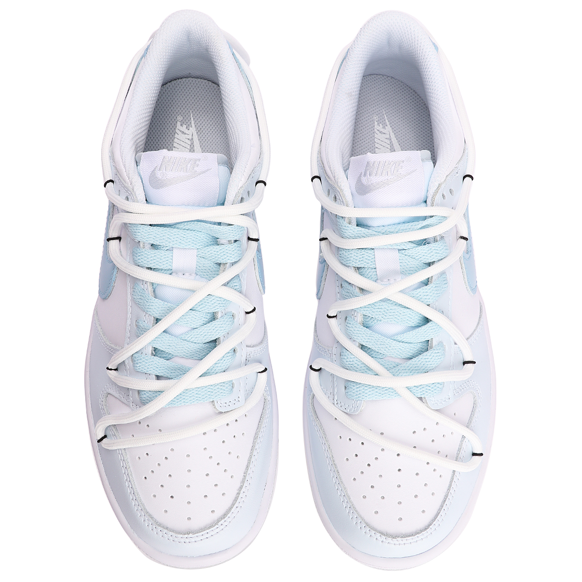 Shop [定制鞋] Nike Dunk Low '蓝海岸' DH9765-102(TeamThree-女款蓝色海岸蓝白)