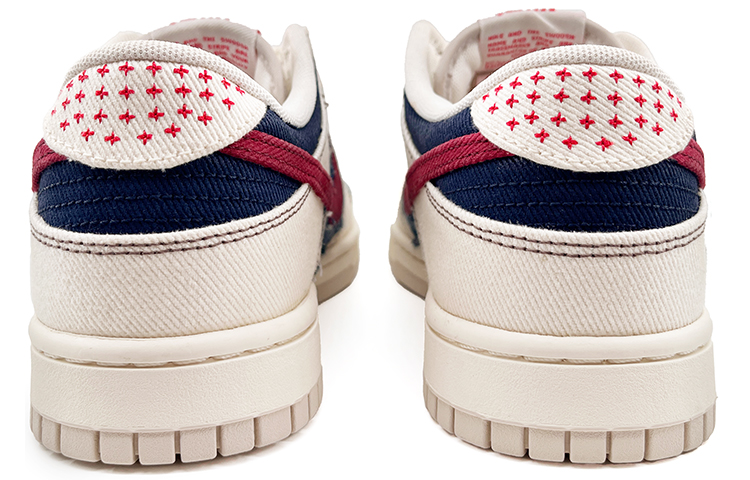 Shop 나이키 덩크 로우 '블루 크림 화이트' 커스텀 DV0834-100(Team肆-男款军事迷J)