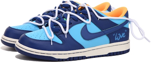 나이키 덩크 로우 '블루 해체 알파벳' (커스텀) DV1693-401(Team拾伍-女款蓝色SBOX) Lookbook 나이키 덩크 로우 '블루 해체 알파벳' (커스텀) DV1693-401(Team拾伍-女款蓝色SBOX)