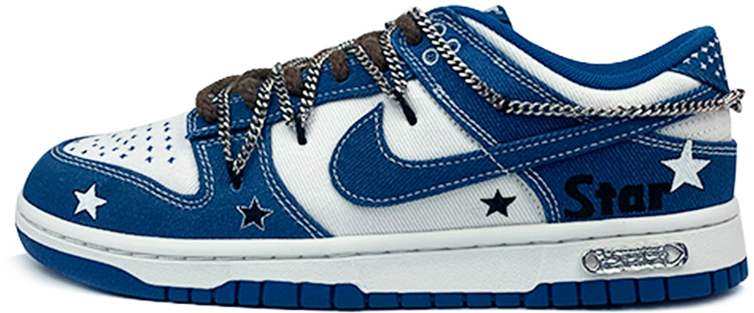 custom-shoes-nike-dunk-low-blue-denim