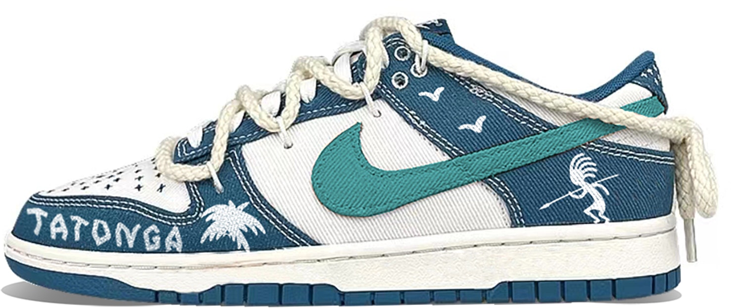 custom-shoes-nike-dunk-low-blue-denim-primitive-tribe