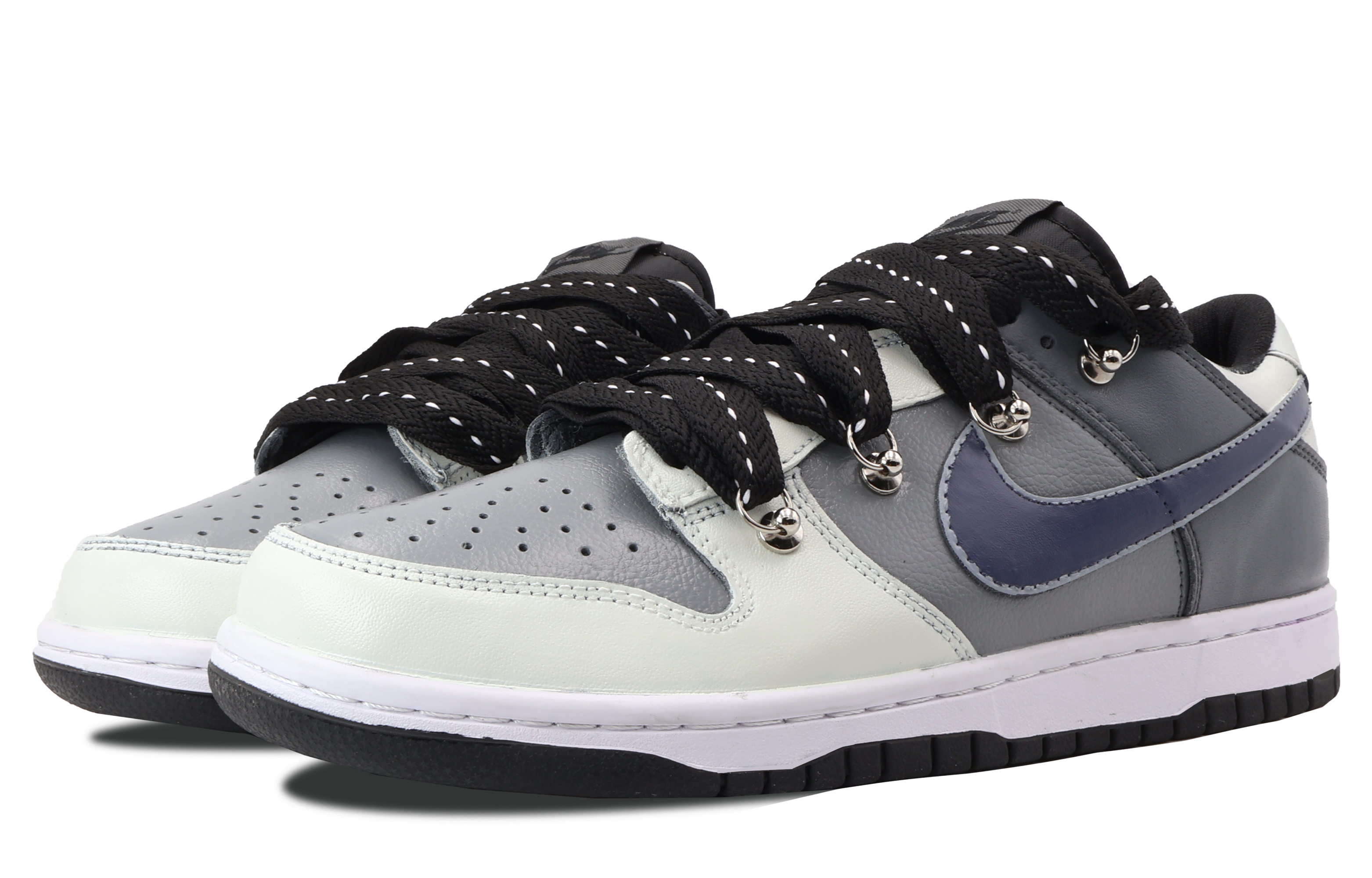 Lookbook 【カスタムシューズ】ナイキ ダンク ロー「ブルー ユーカリストリートパンクレトロ」 FD1232-001(Team53-女款蓝桉)