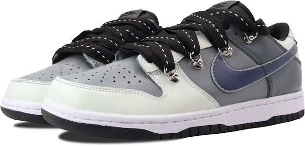 【定制球鞋】 Nike Dunk Low 藍桉 潮流 高街 朋克 復古機能 簡約 塗鴉 百搭 低幫 板鞋 GS 藍色 Lookbook 【定制球鞋】 Nike Dunk Low 藍桉 潮流 高街 朋克 復古機能 簡約 塗鴉 百搭 低幫 板鞋 GS 藍色