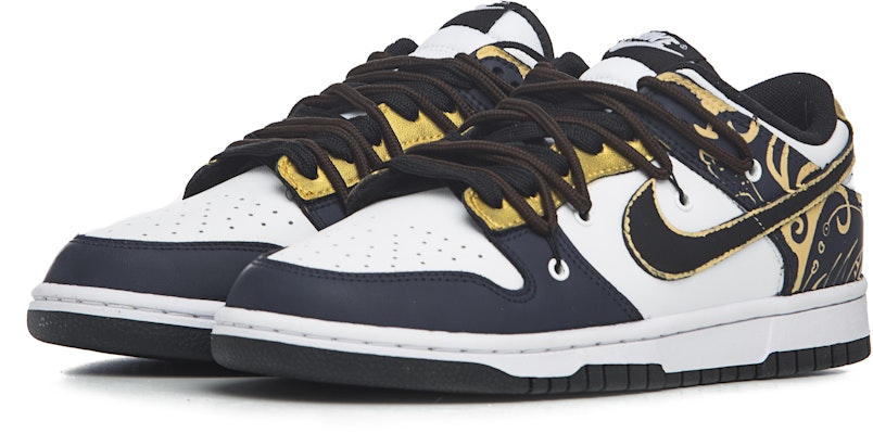 【客製球鞋】Nike Dunk Low 老磚 磚塊 雲紋 唐草 低筒 板鞋 GS 藍金 Lookbook 【客製球鞋】Nike Dunk Low 老磚 磚塊 雲紋 唐草 低筒 板鞋 GS 藍金
