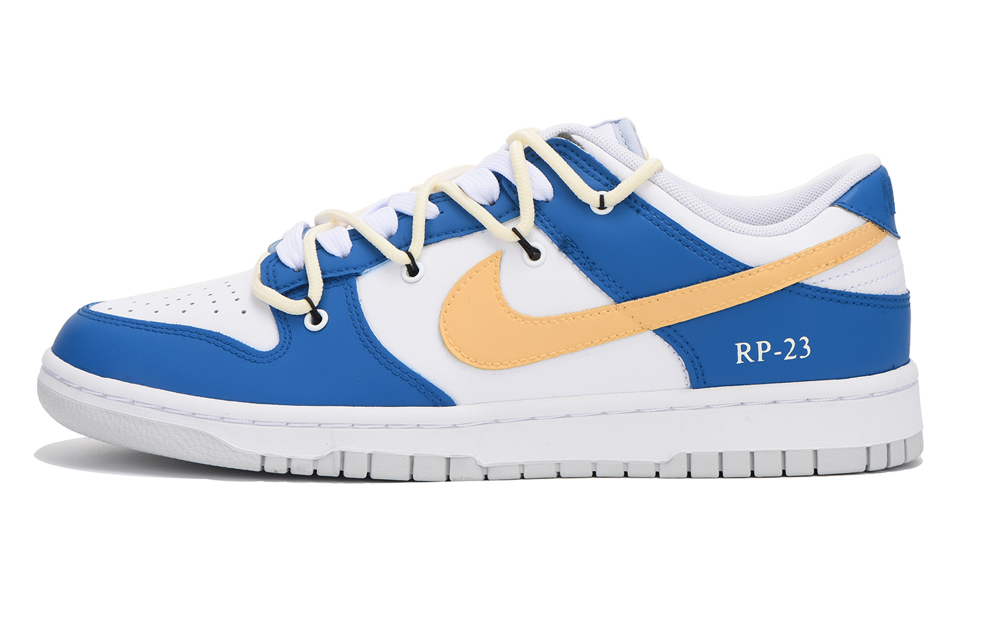 Buy ナイキ ダンク LOW 青金文字カスタム (Nike Dunk LOW Ao-Kinmoji Custom) DH9765-102(Team59-女款蓝金二)