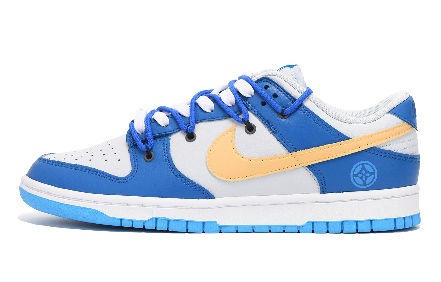Buy [Zapatos Personalizados] Nike Dunk Low 'Vibra Azul Oro' DV0831-001(Team59-男款蓝金二)