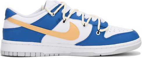 【訂製球鞋】Nike Dunk Low 字母感風格 解構 高街 禮盒 低筒 板鞋 男款 藍金 Order 【訂製球鞋】Nike Dunk Low 字母感風格 解構 高街 禮盒 低筒 板鞋 男款 藍金