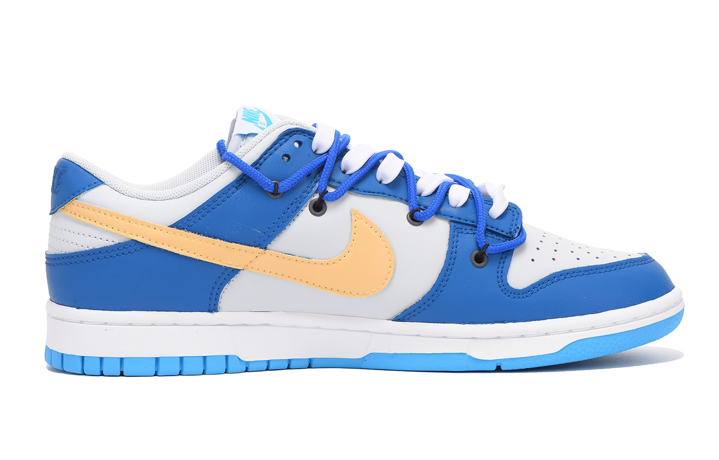 Order [Zapatos Personalizados] Nike Dunk Low 'Vibra Azul Oro' DV0831-001(Team59-男款蓝金二)