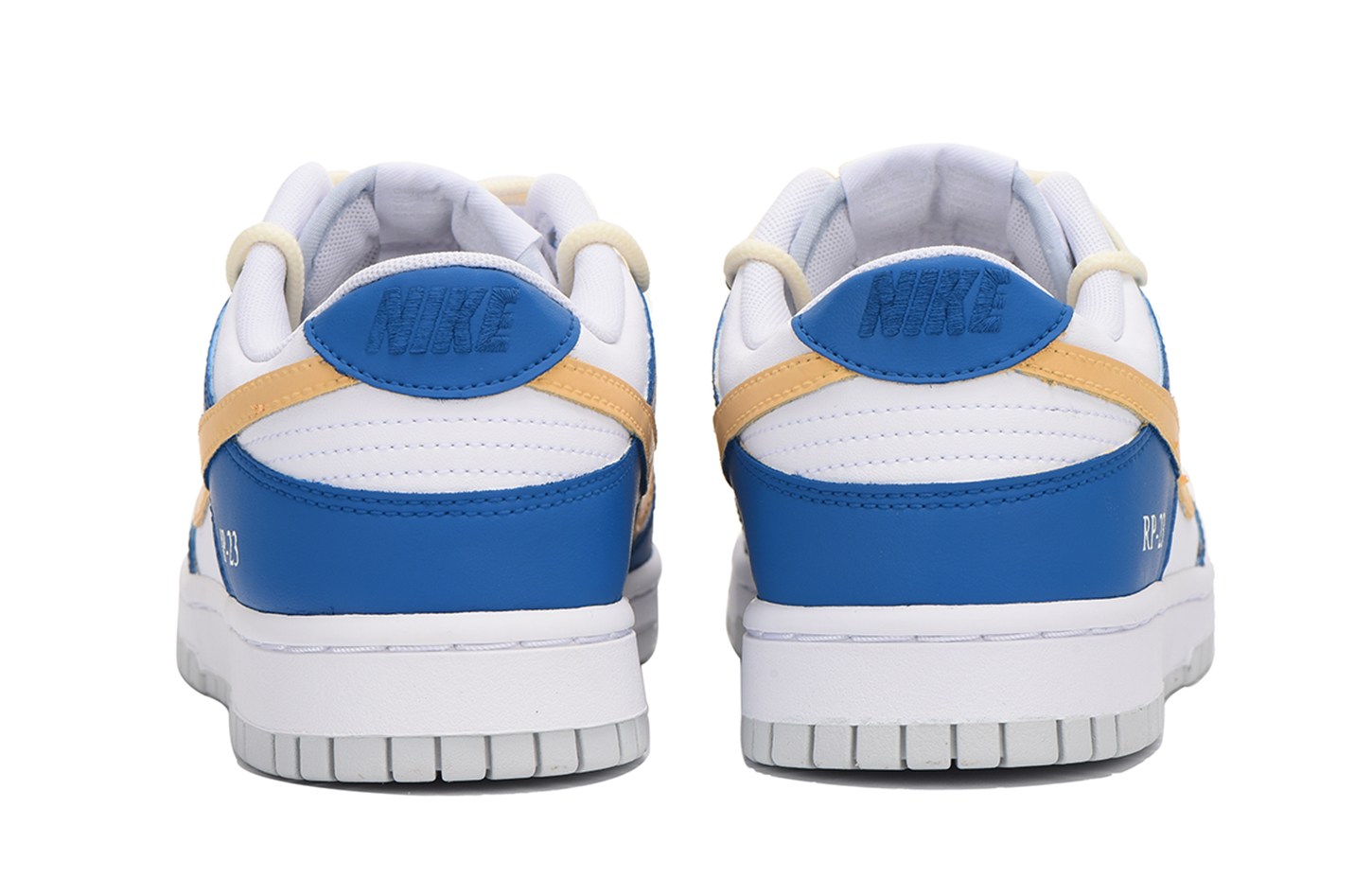 Shop 【訂製球鞋】Nike Dunk Low 字母感風格 解構 高街 禮盒 低筒 板鞋 男款 藍金