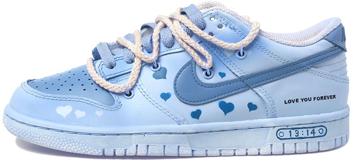 custom-shoes-nike-dunk-low-blue-gradient-love