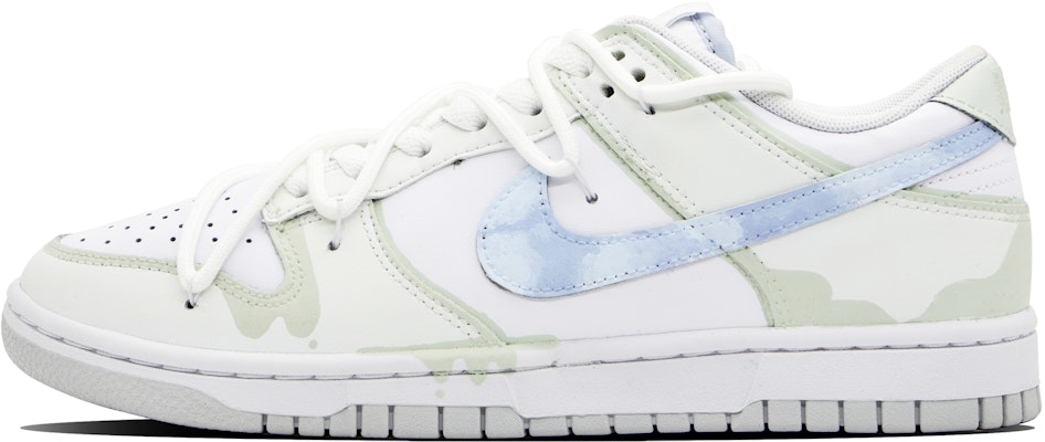 【訂製球鞋】 Nike Dunk Low 解構 青檸茉莉 百搭 清爽 低筒 板鞋 GS 青藍 Buy 【訂製球鞋】 Nike Dunk Low 解構 青檸茉莉 百搭 清爽 低筒 板鞋 GS 青藍