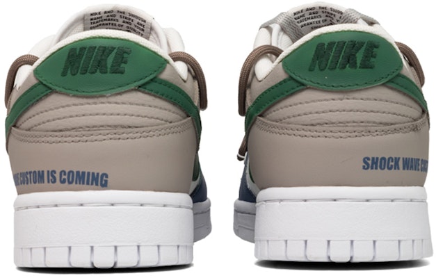 【定制球鞋】Nike Dunk Low 岩石 森林 大地 解構綁帶 簡約潮流 低幫 板鞋 男款 藍灰 Purchase 【定制球鞋】Nike Dunk Low 岩石 森林 大地 解構綁帶 簡約潮流 低幫 板鞋 男款 藍灰