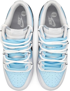 【客製球鞋】Nike Dunk Low 指紋愛心 心動旋律 雕花皮勾 拆解紋理 標籤可拆卸 低筒 板鞋 GS 藍灰 Shop 【客製球鞋】Nike Dunk Low 指紋愛心 心動旋律 雕花皮勾 拆解紋理 標籤可拆卸 低筒 板鞋 GS 藍灰