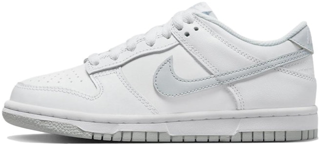 【客製球鞋】Nike Dunk Low 指紋愛心 心動旋律 雕花皮勾 拆解紋理 標籤可拆卸 低筒 板鞋 GS 藍灰 Sizing 【客製球鞋】Nike Dunk Low 指紋愛心 心動旋律 雕花皮勾 拆解紋理 標籤可拆卸 低筒 板鞋 GS 藍灰