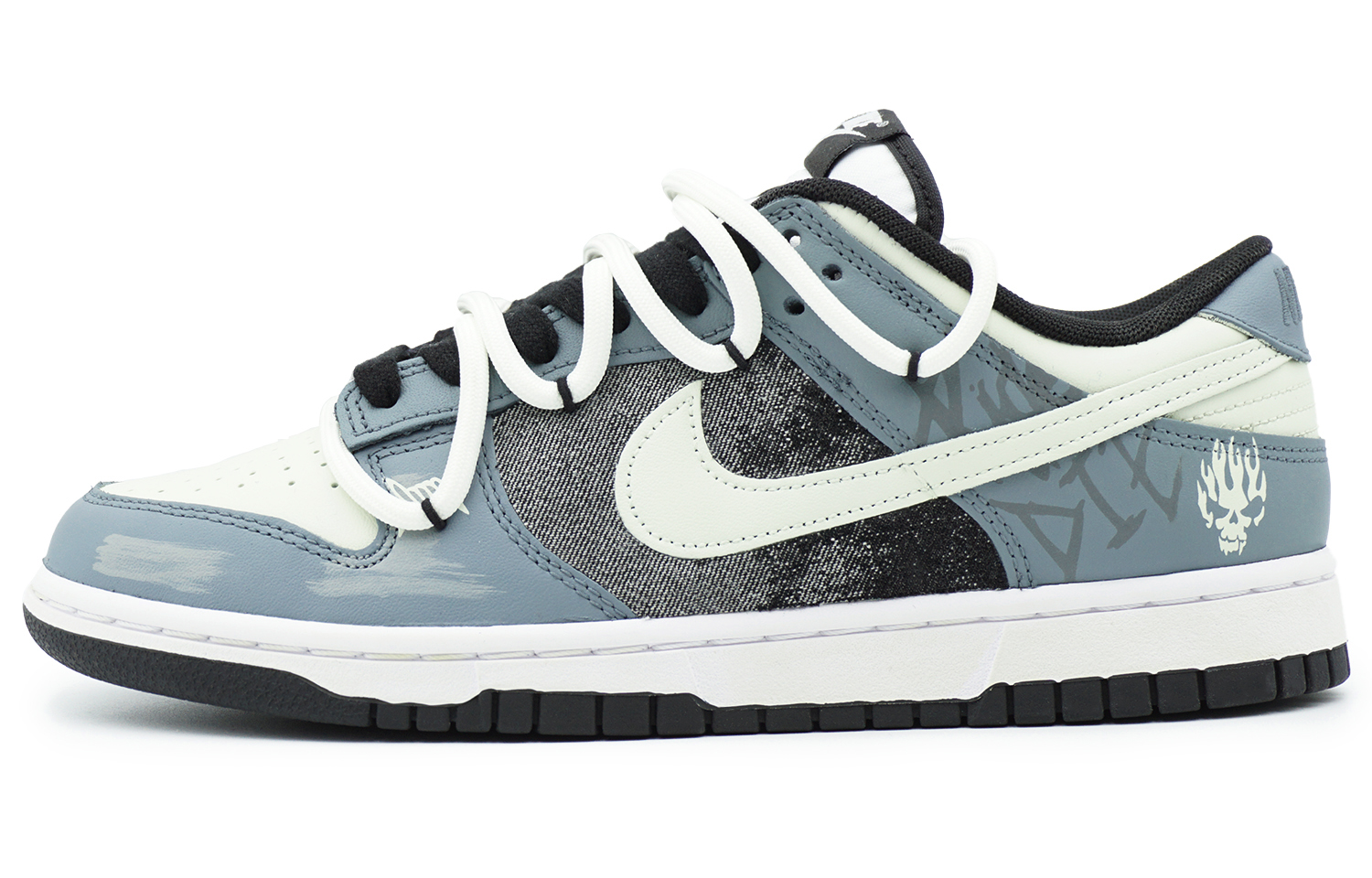 [Custom Shoes] Nike Dunk Low 'Blue Grey Panda'