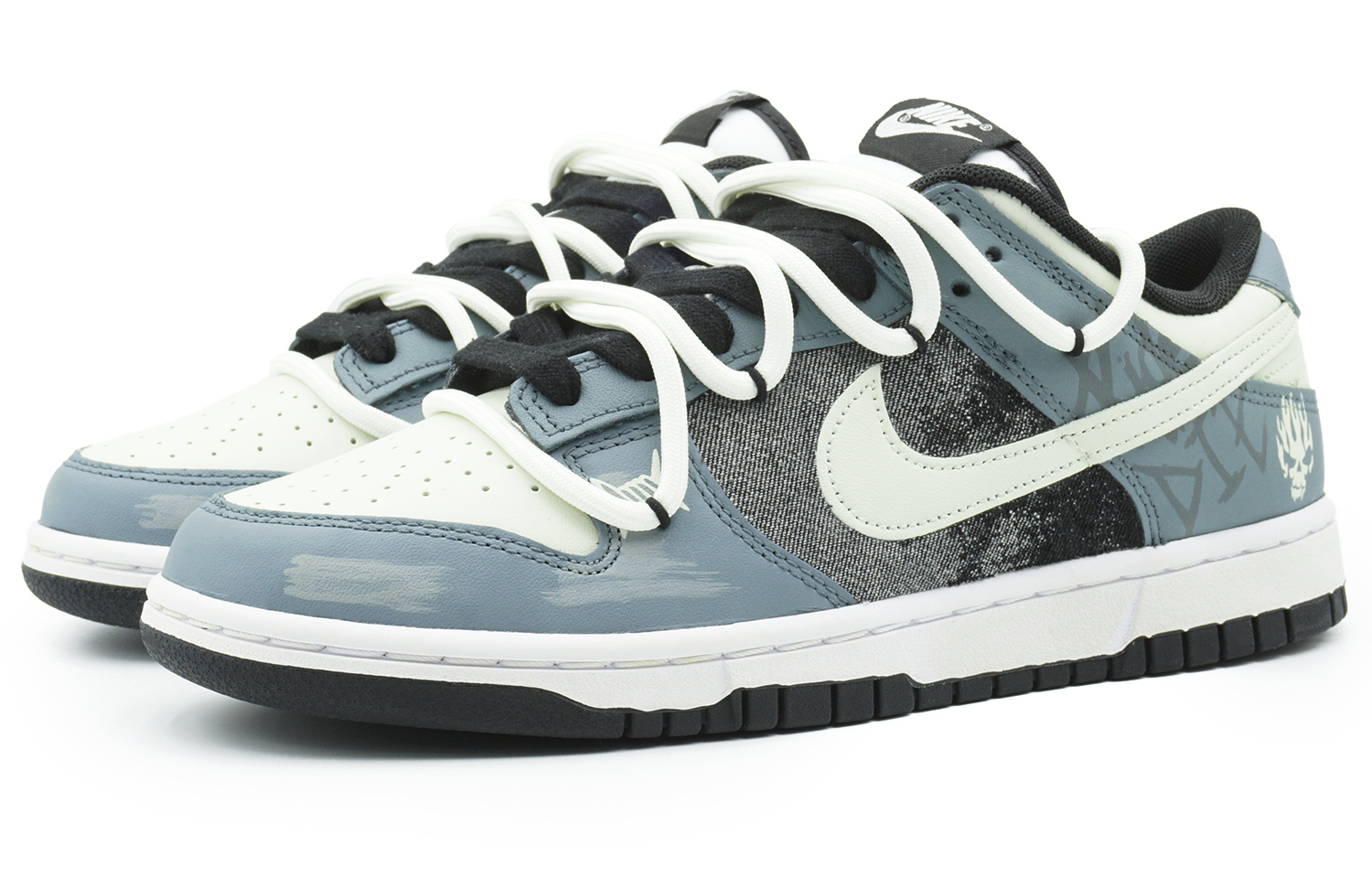 Lookbook [Custom Shoes] Nike Dunk Low 'Blue Grey Panda'