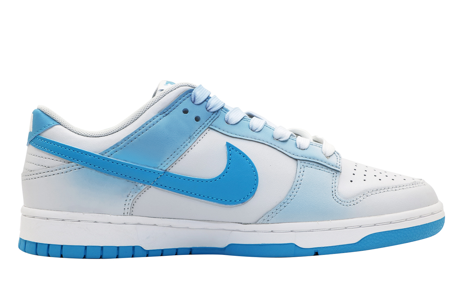 Order 【自訂球鞋】Nike Dunk Low 蘇打 噴繪 街頭復古簡約百搭 防滑減震耐磨 低筒 板鞋 男款 藍灰色
