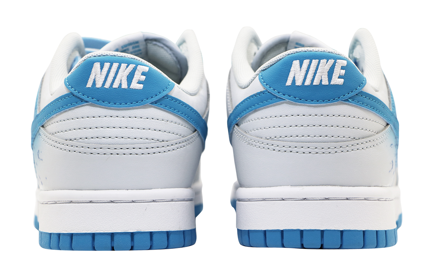 Shop 【自訂球鞋】Nike Dunk Low 蘇打 噴繪 街頭復古簡約百搭 防滑減震耐磨 低筒 板鞋 男款 藍灰色