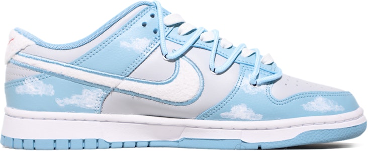 나이키 덩크 로우 '블루그레이 화이트 클라우드' (커스텀) FB1871-011(TeamX-Dunk雾霾蓝云朵) Order 나이키 덩크 로우 '블루그레이 화이트 클라우드' (커스텀) FB1871-011(TeamX-Dunk雾霾蓝云朵)