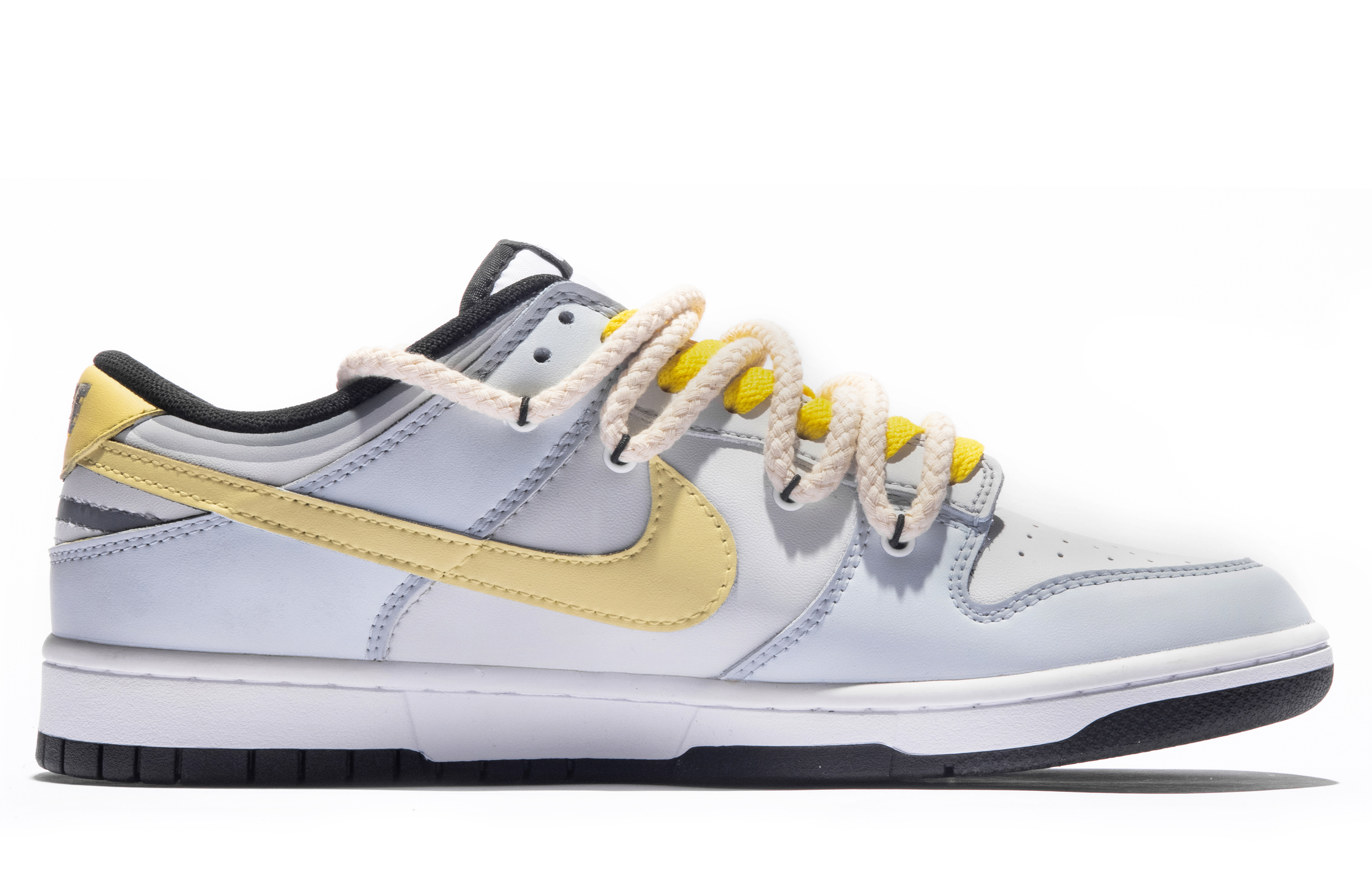 Order 【定制球鞋】Nike Dunk Low 特殊鞋盒 不蕉不躁 香蕉 像素 簡約 低幫 板鞋 GS 藍灰黃