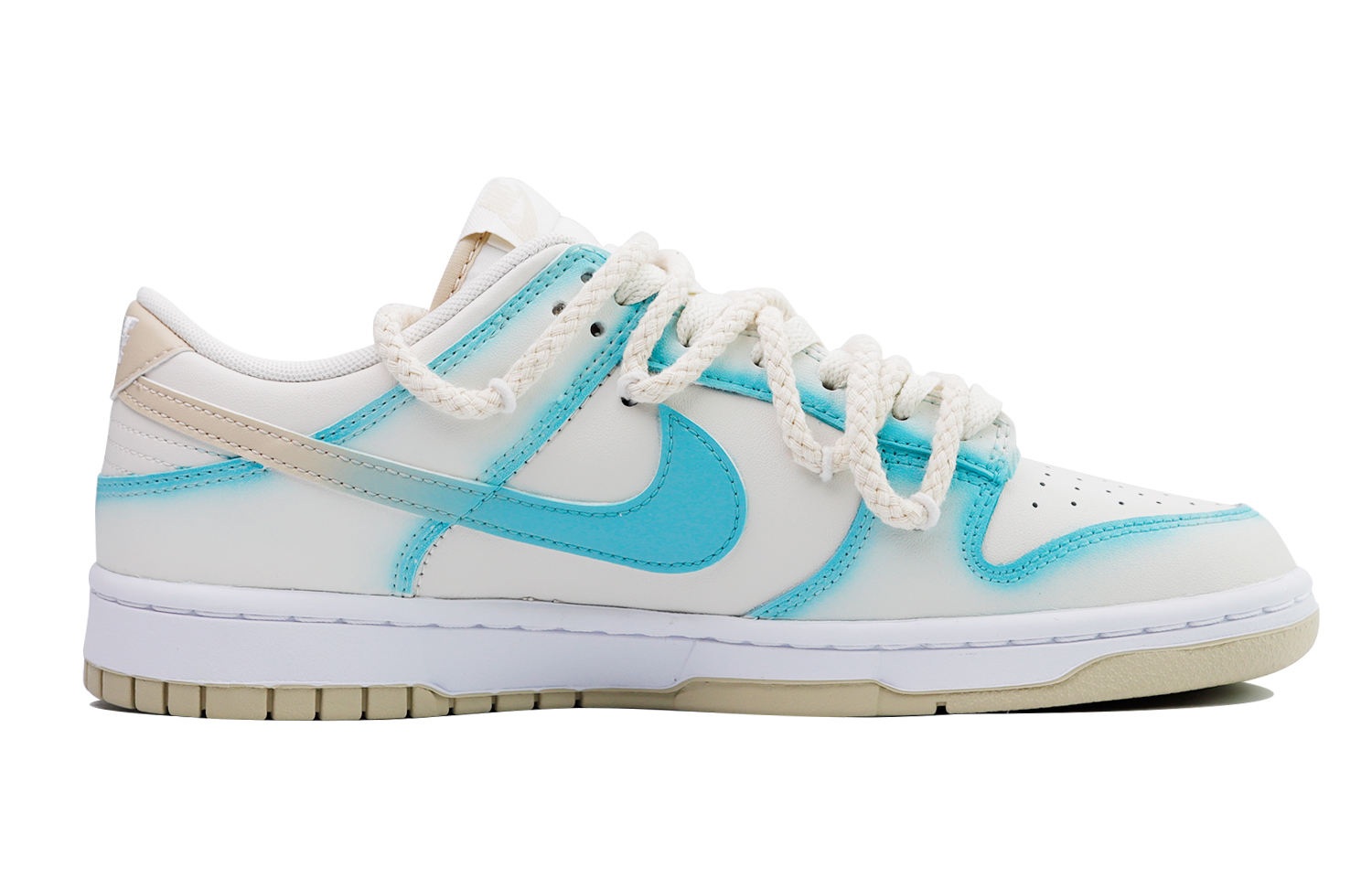 Order [Kasut Custom] Nike Dunk Low 'Ais Biru Jalanan' DV0831-003(Team48-蓝冰)