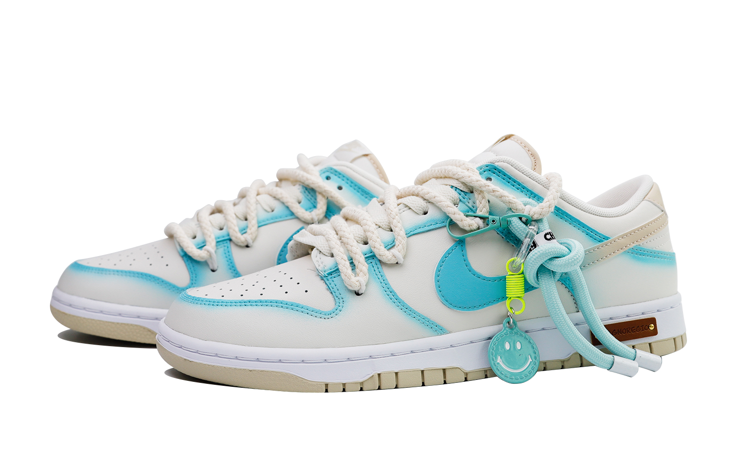 Lookbook [Kasut Custom] Nike Dunk Low 'Ais Biru Jalanan' DV0831-003(Team48-蓝冰)