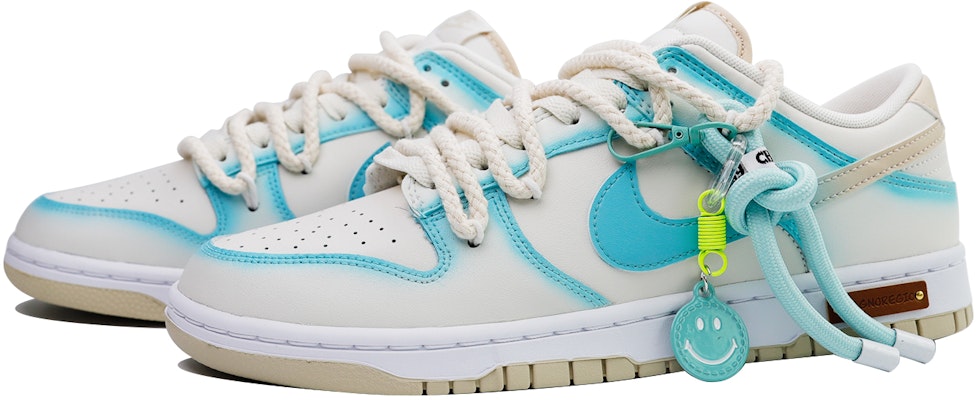 【客製化球鞋】Nike Dunk Low 藍冰 街頭 經典百搭 潮流防滑 低幫 板鞋 男款 白藍 Lookbook 【客製化球鞋】Nike Dunk Low 藍冰 街頭 經典百搭 潮流防滑 低幫 板鞋 男款 白藍