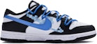 Order 【客製球鞋】 Nike Dunk Low 藍色衝擊 三掛 像素 解構 手繪噴繪 低筒 板鞋 男款 藍黑白