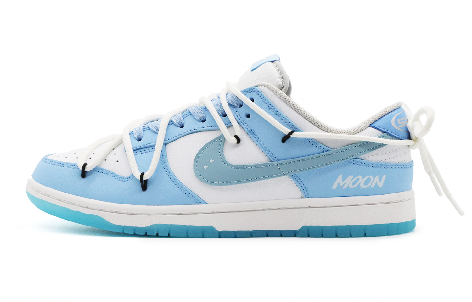 [Custom Shoes] Nike Dunk Low 'Blue Moon Deconstructed Streetwear' 圖 2
